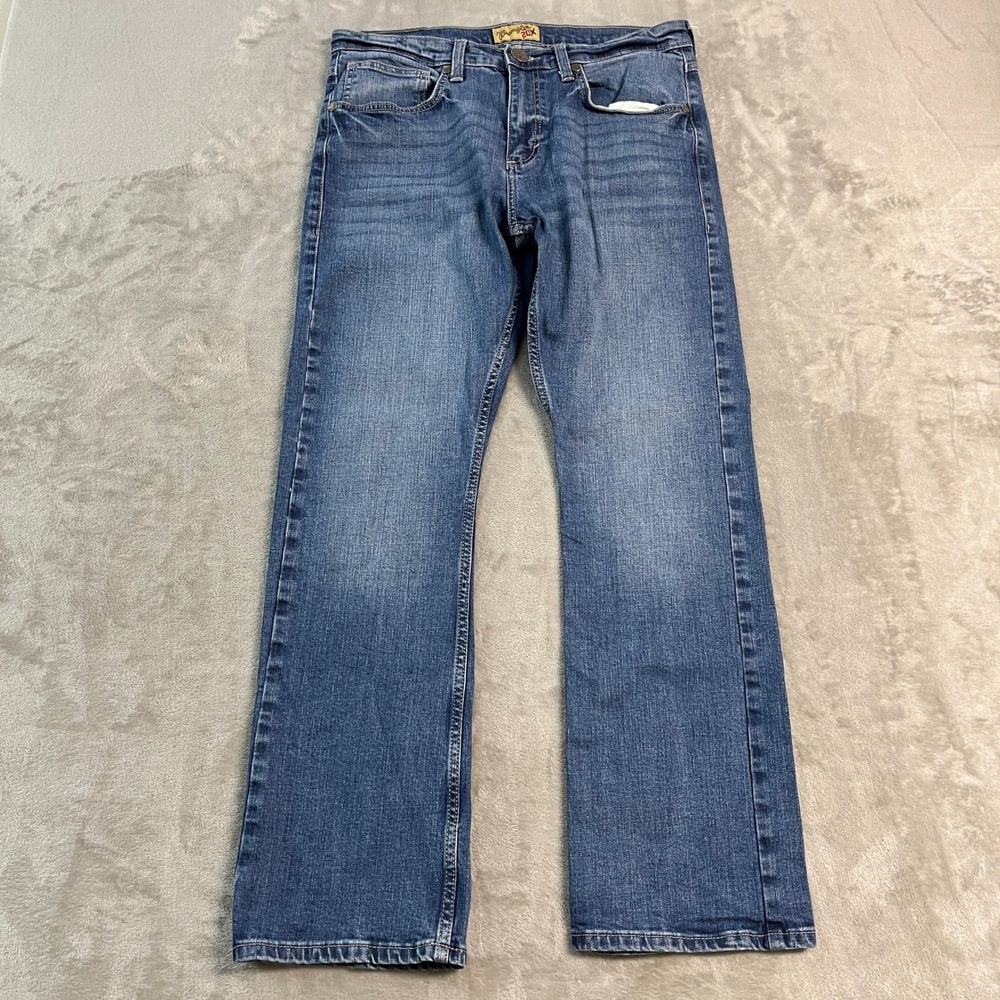 Wrangler 20X No. 42 Vintage Bootcut Jeans Mens 32x32* Medium Wash Blue Western